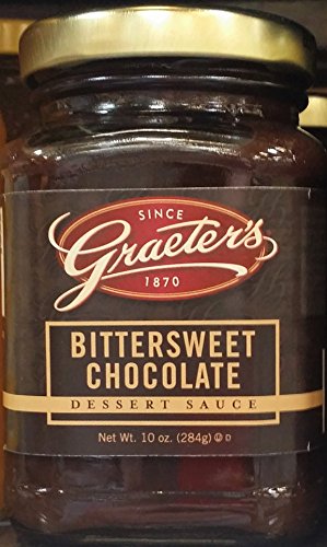 Graeter's Bittersweet Chocolate Dessert Sauce 10 oz (Pack of 2)
