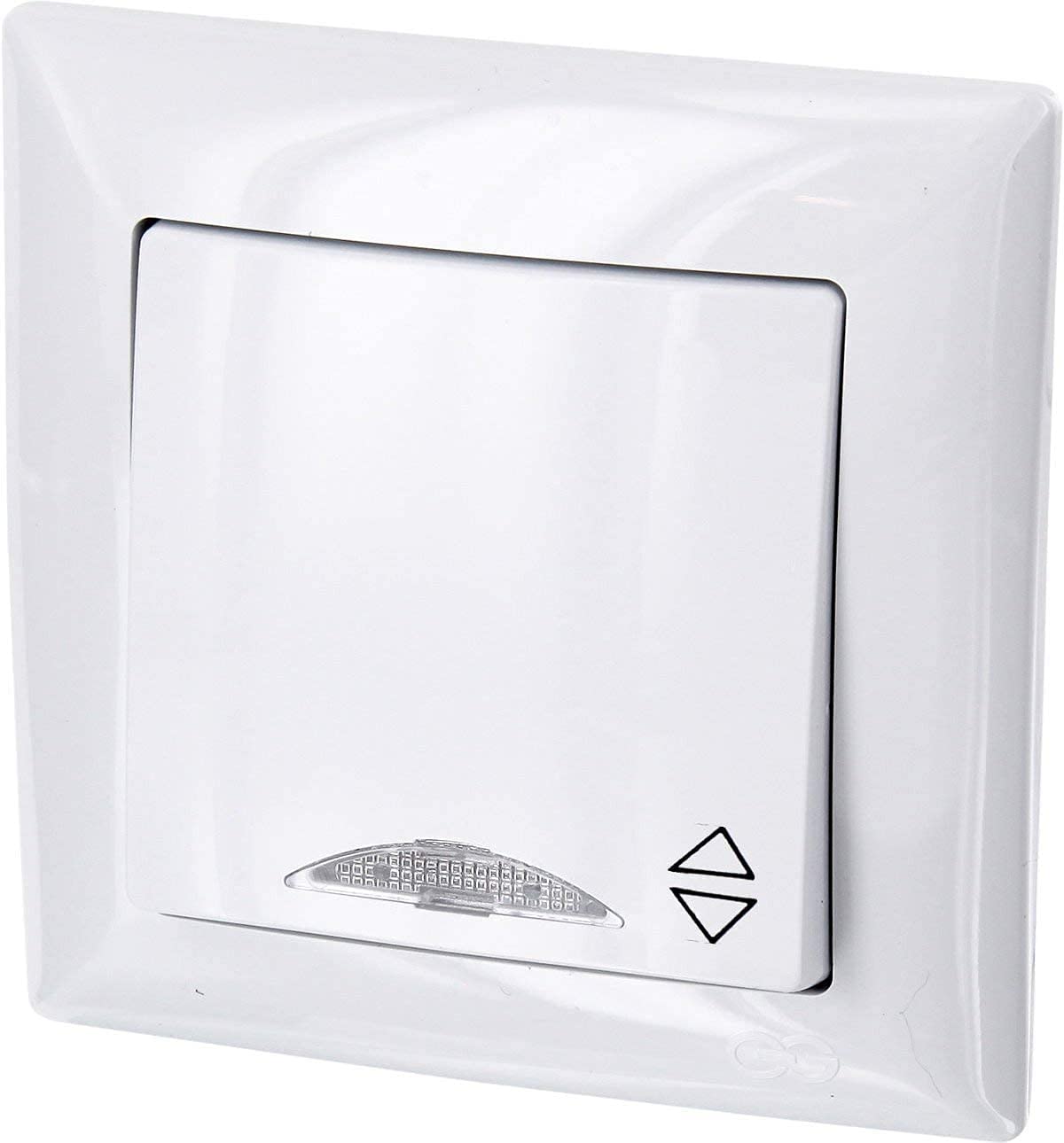 6er Pack, Unterputz Wechselschalter, LED, All-in-One, Serie G1 reinweiß