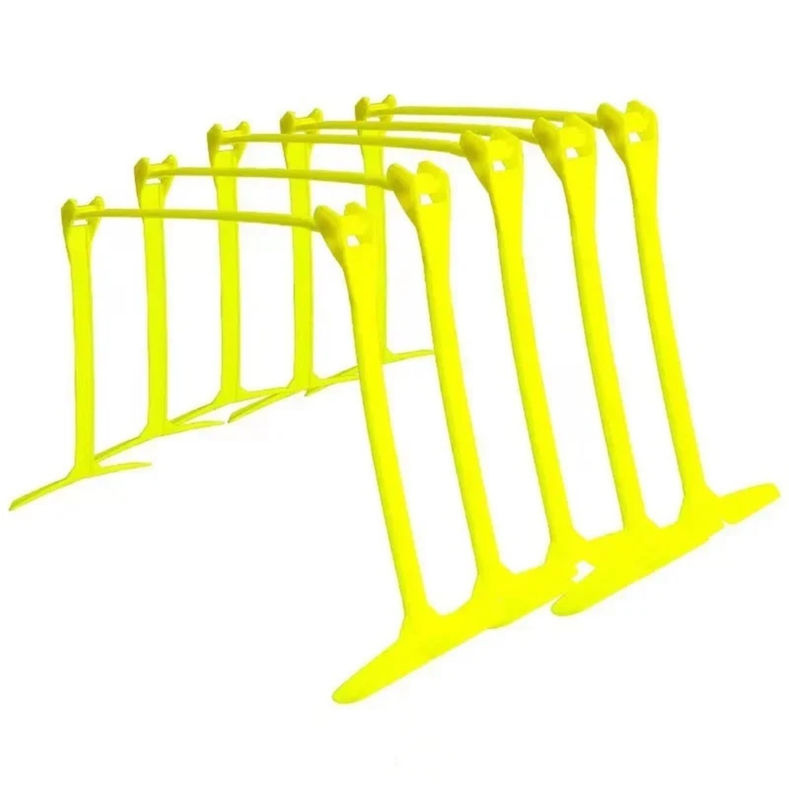 Vallas De Entrenamiento 5PCS Football Training Hurdles Foldable Agility Speed Training Aids Outdoor Height Adjustable Collapsible Soccer Sports Hurdles Tool
