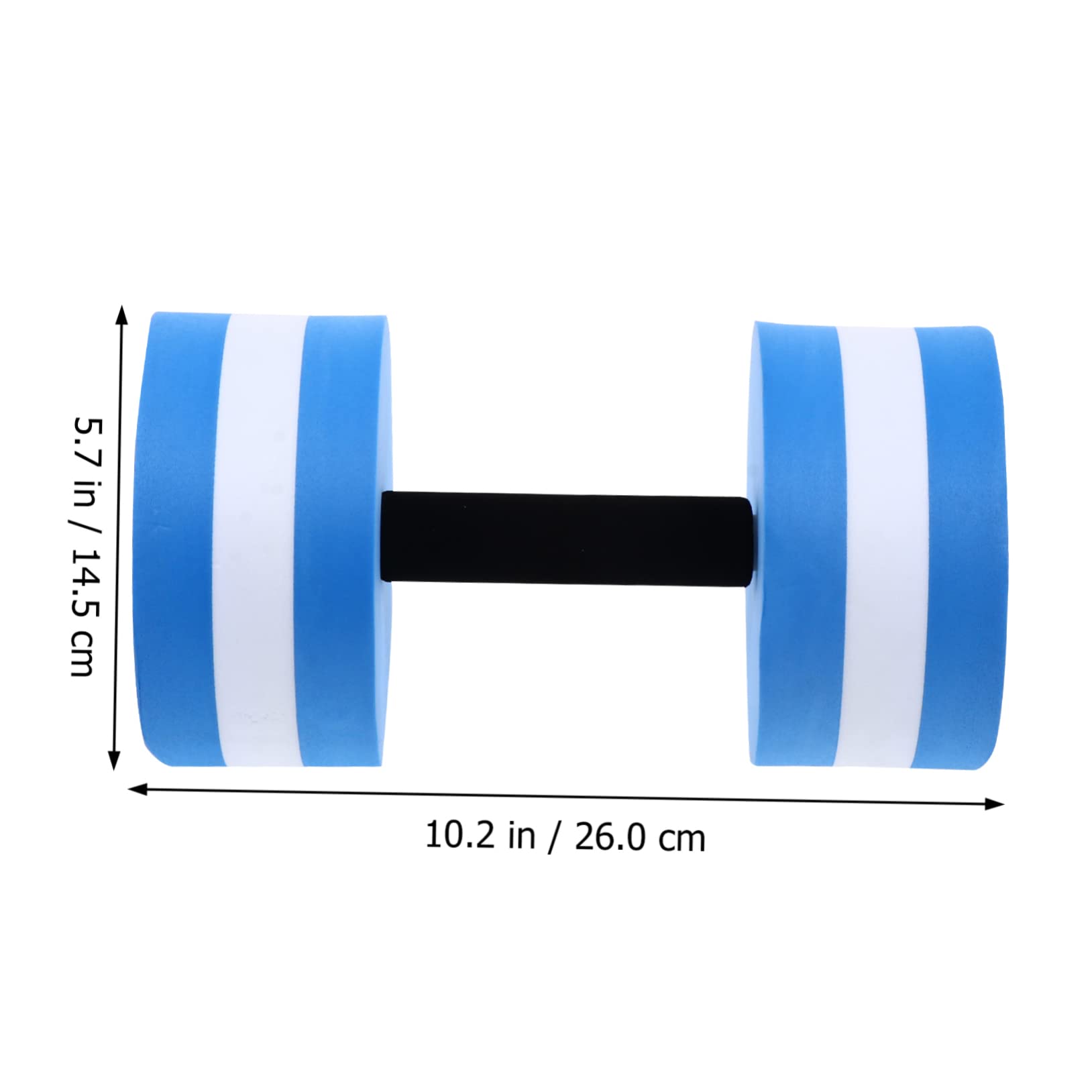 YARNOW 2 Manubrio Galleggiante in Eva per Esercizi Acquatici Resistente all con Impugnatura Antiscivolo Attrezzo Fitness per Piscina e Palestra
