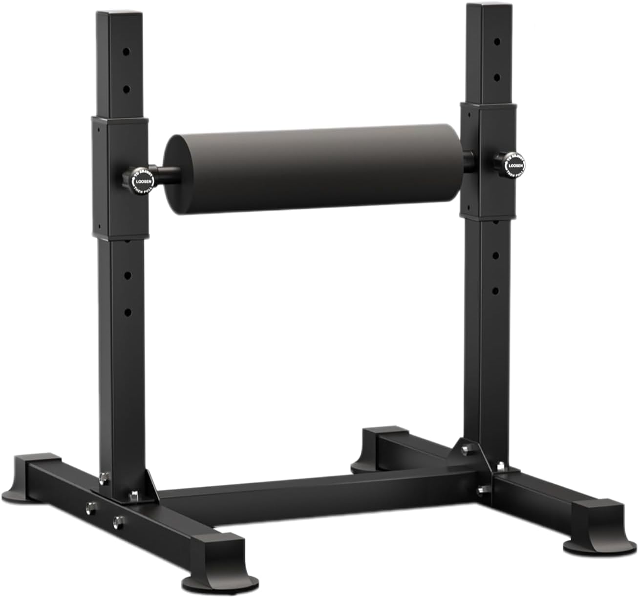 Bulgarian Split Squat Stand with 9 Adjustable Roller Heights - Heavy Duty Single Leg Squat Rack for Lunge, Glute & Leg Training at Home