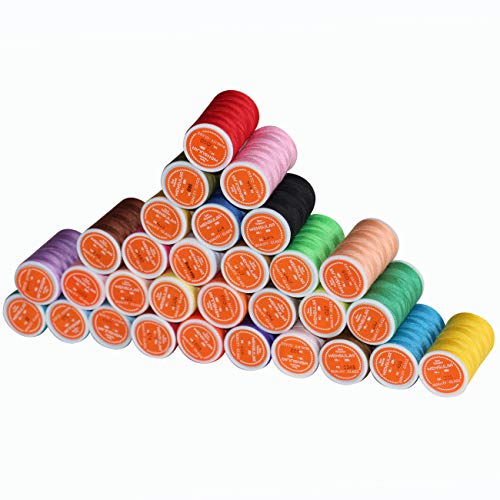 Thread For Sewing 30 Colors, 200 Yards Per Spools, Polyester Sewing Threads Kits For Sewing Machine & Hand Sewing #TOP1