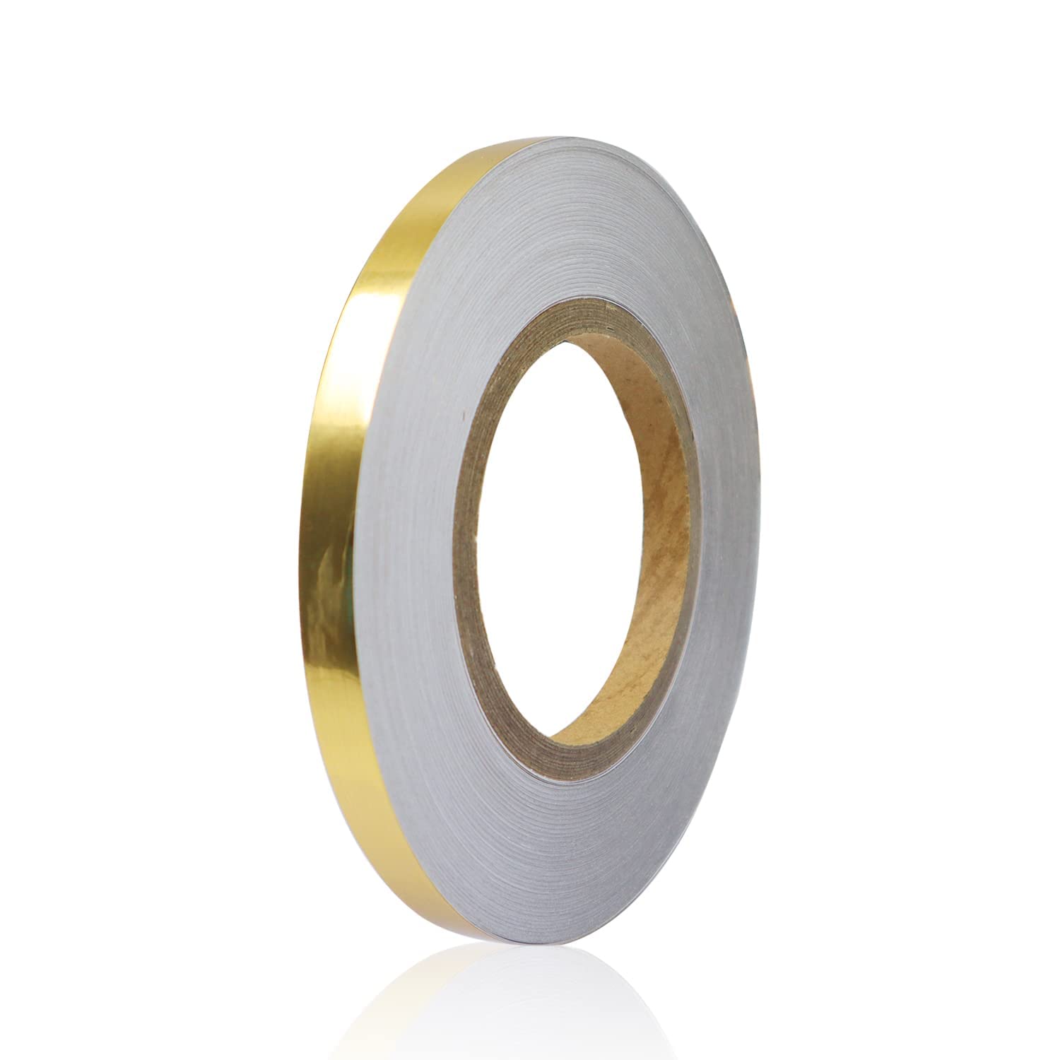 VOIISH Floor Tiles Gold Foil Lines Metalized Mirror Tape Self-Adhesive Tile Seam Sticker Waterproof Gap Sealing Foil Decor Tape for Wall Cabinet Kitchen (1cm x 50meter) (B0CYC4TJDD) Amazon Price History, Amazon Price Tracker