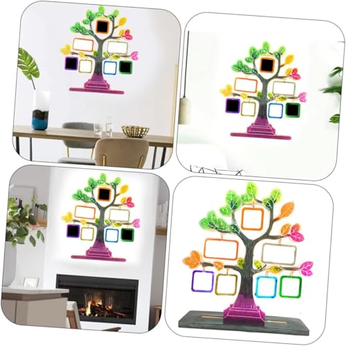 Image of Photo Frame Silicone Resin Moulds Tree Shape Epoxy Resin Mould Picture Frame Mould Kit with Base & Hanging Photo Stand DIY Resin Casting Crafts for Home Decor Desk Wall Office Decoration