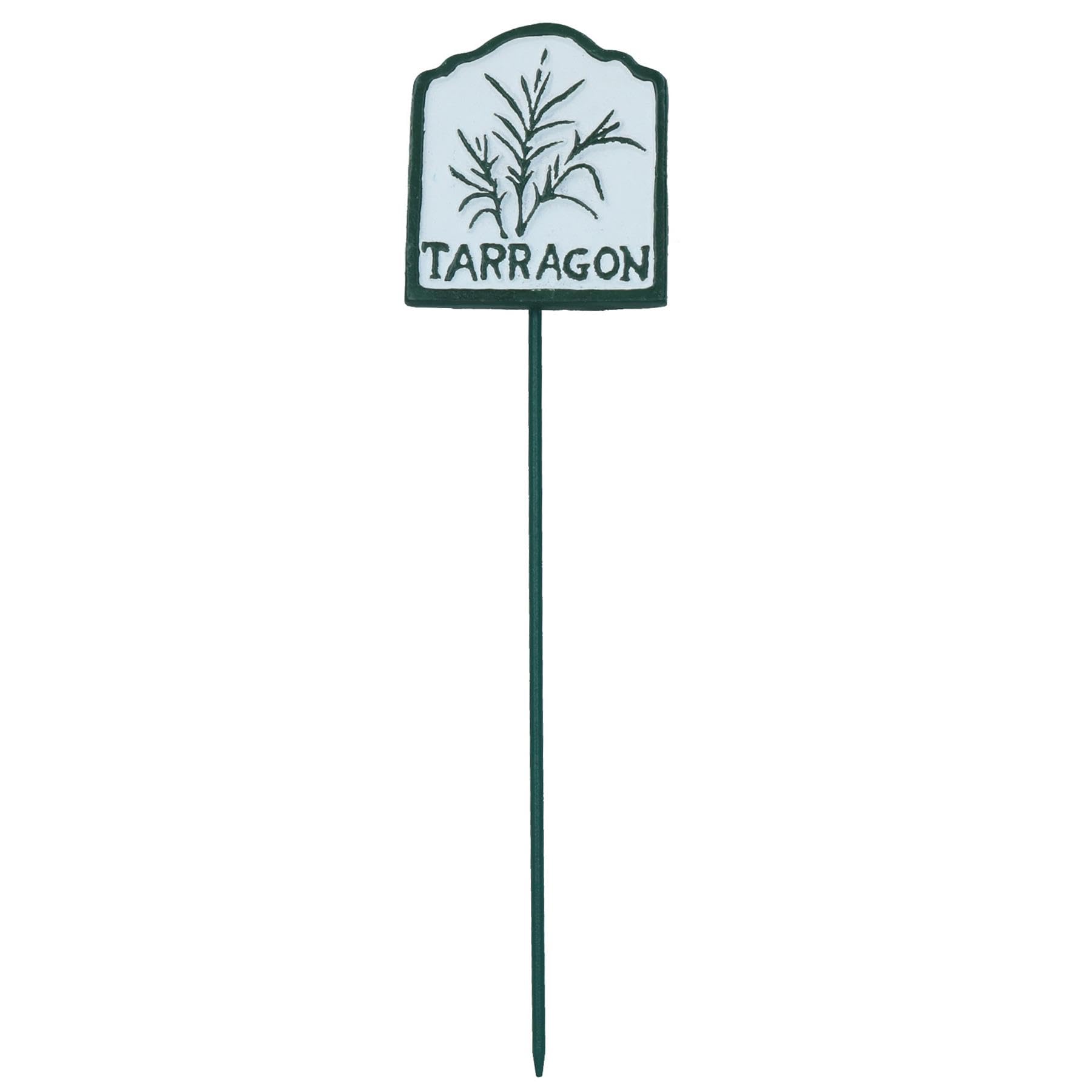 AB Tools Tarragon Herb Sign Marker Label Cast Iron Plant Plaque Garden Yard Allotment