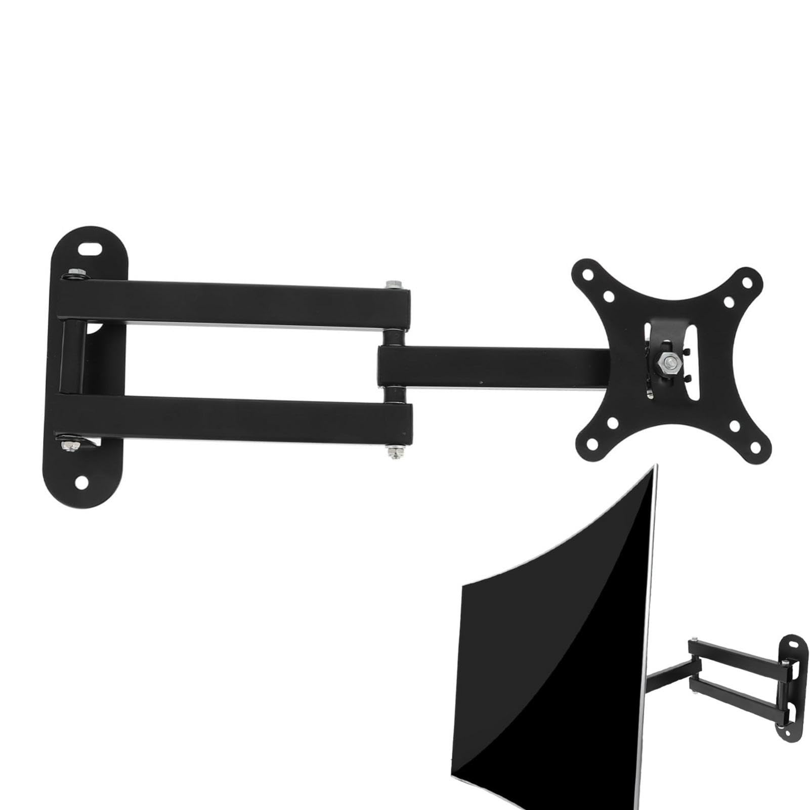Soporte de pared giratorio para TV - Soporte giratorio ajustable - Compatibilidad universal - Fácil instalación - Diseño que ahorra espacio