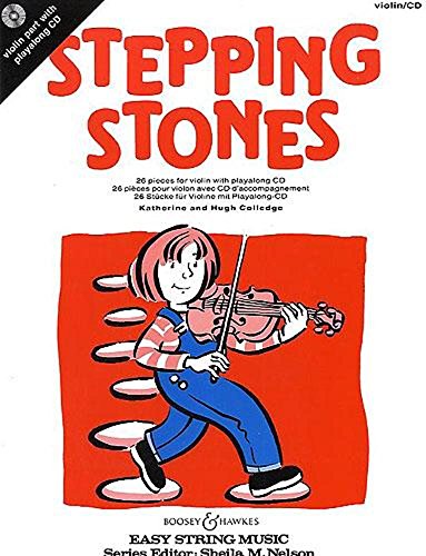 Stepping Stones - 26 pieces for beginners - Easy String Music - violin - edition with CD