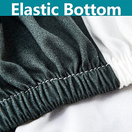 Funda de sillón elástica de jacquard tejido premium 5