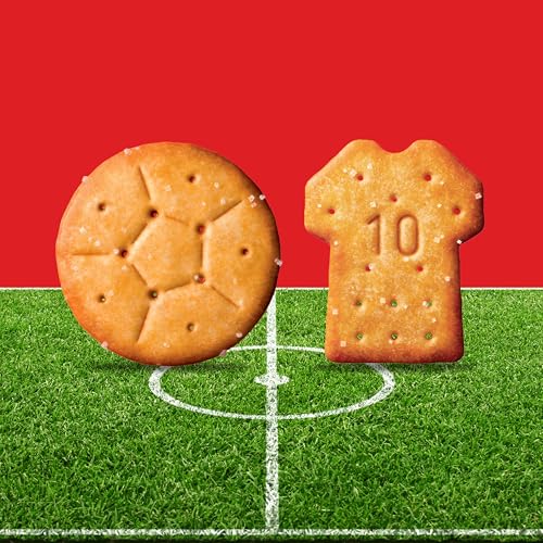 Image of RITZ Soccer Shapes Original Crackers, Snacks for Kids and Adults, Party Snacks, Limited Edition, 12.3 oz (Pack of 2)