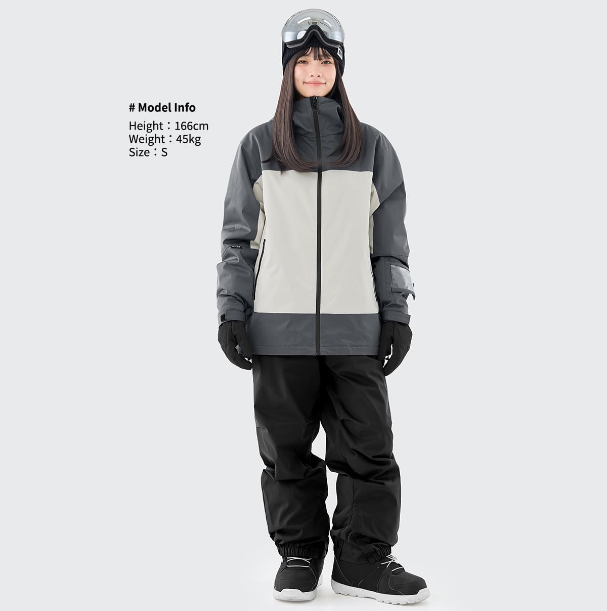 アクレイス] スノーボードウェア スキーウェア レディース 上下セット