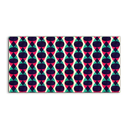 Tableau acrylique 120x60cm pour salon et chambre - Zigzag grunge art Coloray