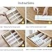 Croing 32 pcs White - Drawer Dividers - Drawer Organizer - Ornament Storage Dividers