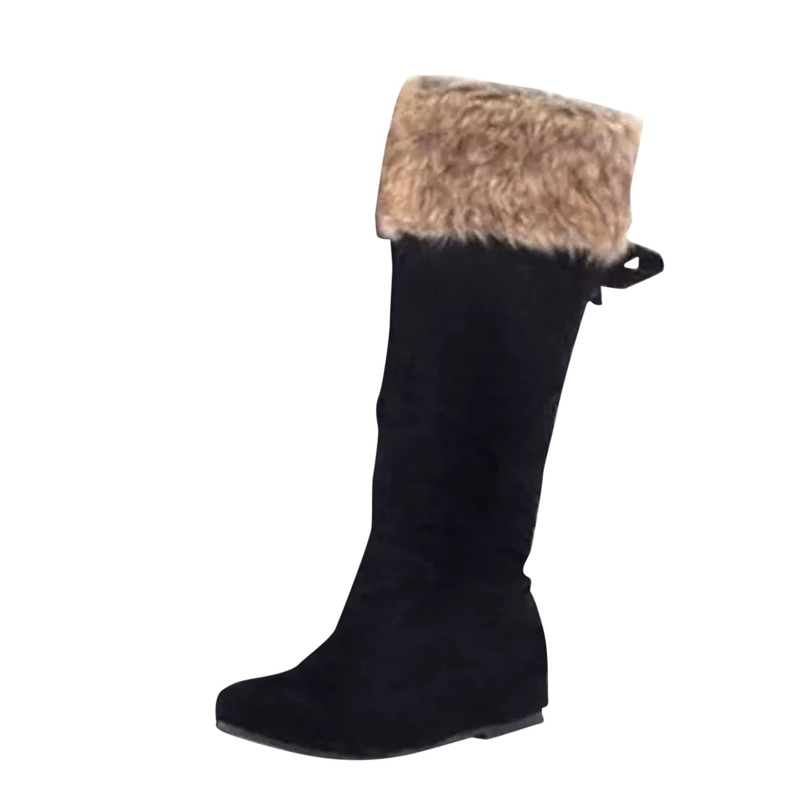 Stivali Texani Donna Estivi Comfort Pelle Antiscivolo per Laterale E Lacci con Motivo Stampato metà Polpaccio Stivali Texani Generisch Stivaletti da Motivo Stampato a Invernali Scarpe da