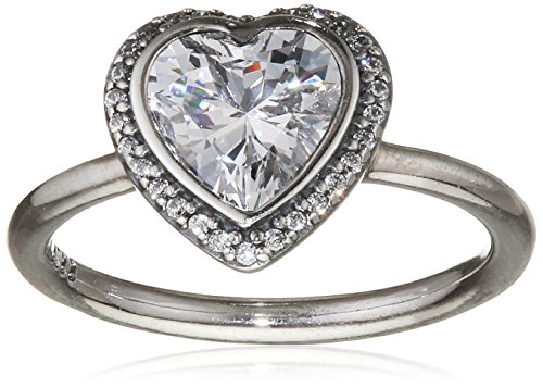 Anillo Pandora 190929CZ de plata de ley 925 con circonitas blancas para mujer