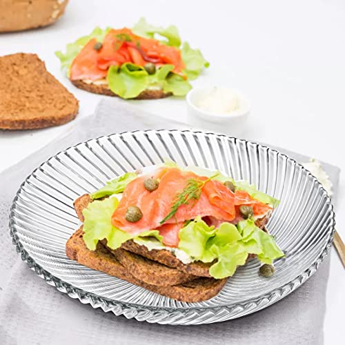 Fasmov 8 Pack 8.5 Inch Glass Salad Plates thumb #6