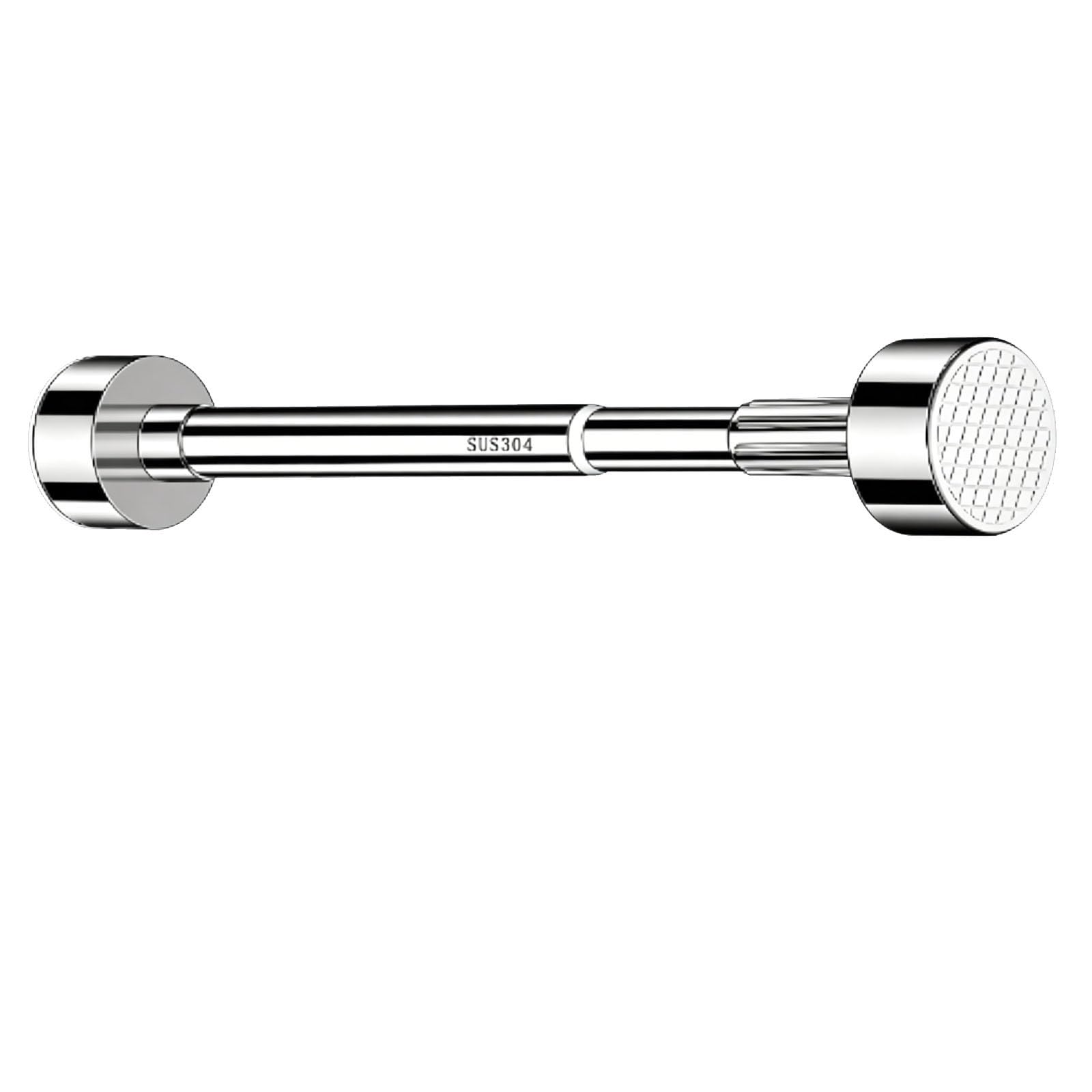 Shower Curtain Rod, Tension Curtain Rod, Easy to Install Anti Slip for Bathroom Closet Cabinet Window, No Drilling(70-120cm/28-47in)