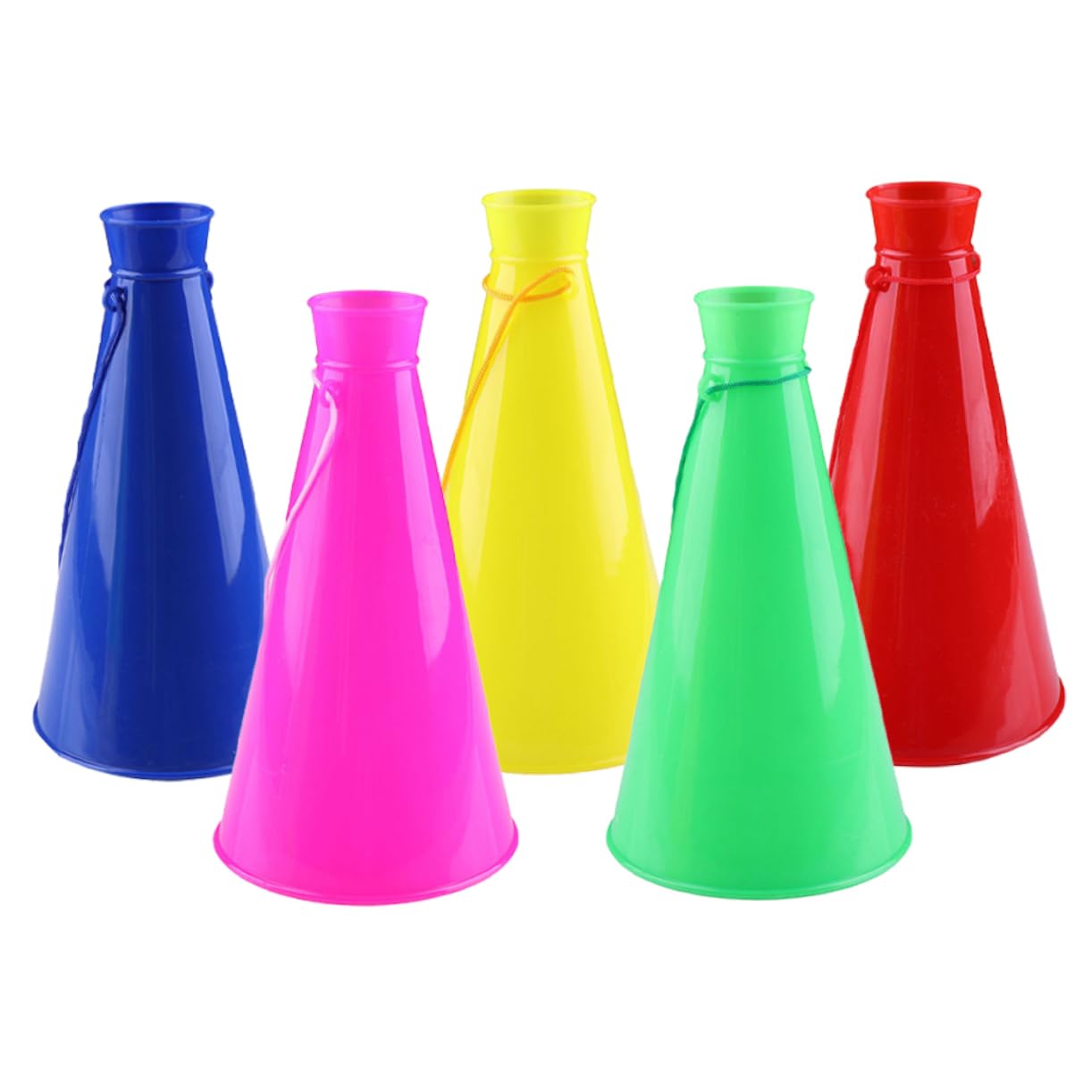 Toddmomy 2 Series Cuerno Animador Juguete Animador De Fiesta Cuerna Megáfonos Animando Megáfono Para Juguetes Ruidosos Soplar Cuernos El Plastico 5 Piezas*2