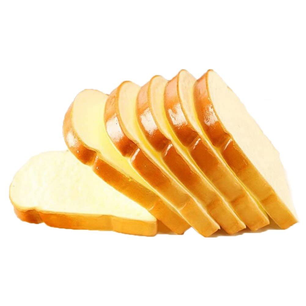 Casiler Style2 6 Pcs Artificial Bread Fake Bread Simulation Realistic Food Cake Dessert Model For Decoration Display Props