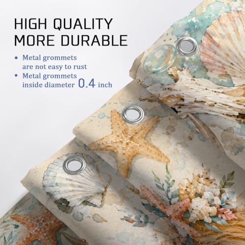 Rideau de douche extra large en tissu imperméable turquoise grand format - 8