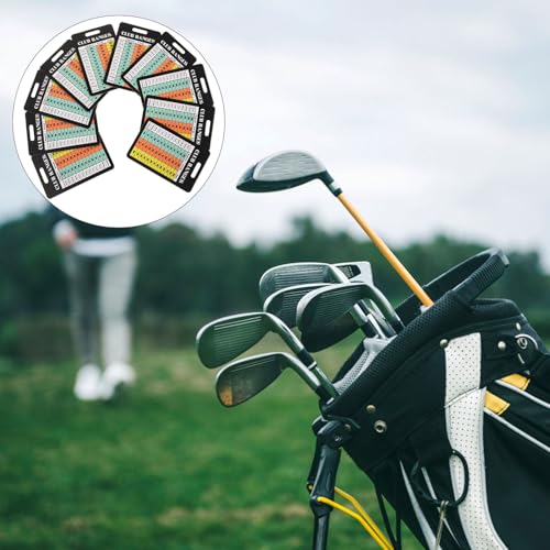10 tarjetas de puntuación para golf resistentes y ligeras miniatura 4