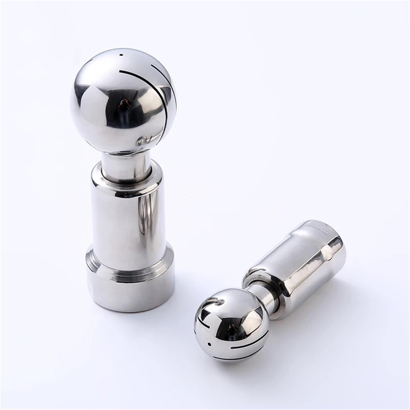0,6 cm 3/8'' 1/2'' 3/4'' 1''gwint wewnętrzny 304 kulka do czyszczenia zbiornika ze stali nierdzewnej stała obrotowa złączka kulowa natryskowa (typ obrotowy, 1 cm)