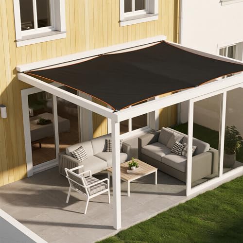 Image of winemana 90% Shade Cloth, Dog Kennel Shade Cover, 20 x 20 FT Sturdy Durable Sunblock Shade Mesh Tarp with Grommets for Patio Plants Greenhouse Chicken Coop Porch