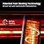 EAST OAK Patio Heater for Commercial Use, 4000W Wall Mounted Infrared Heater, Outdoor Heaters for Patio for Large Area, IP65 Waterproof Electric Heater Fast Heating with Remote Control, 240V Black