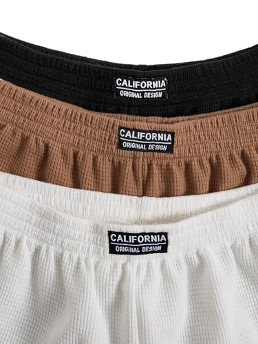 Image of SOLY HUX Women's Summer Shorts 3 Packs Casual Comfy Shorts Sets