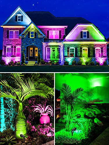 Zuckeo LANDSCAPE LIGHTS Led Color Changing Landscape Lighting, Ip66 Waterproof Outdoor Spotlight thumb #6