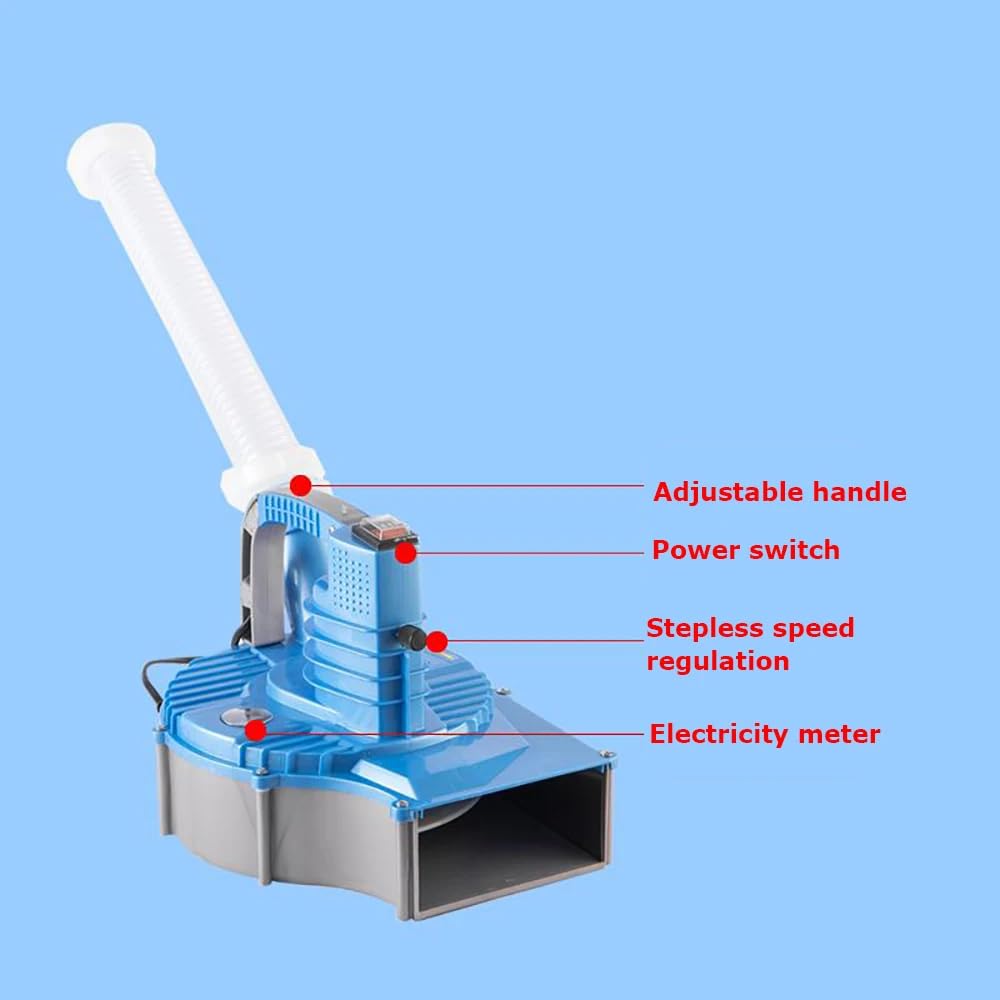 Spandiconcime ad Alta Potenza da 12 V, Spandiconcime Elettrico a Velocità Regolabile, Accessori per Fertilizzanti per Macchine Agricole