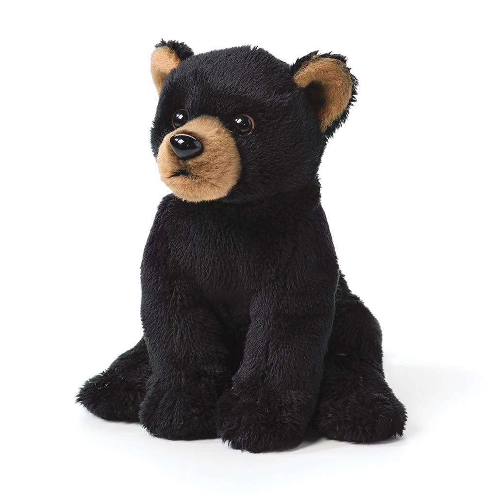 DEMDACO P00137 Children's Plush Beanbag Stuffed Animal Toy, 5.5", Black Bear Cub