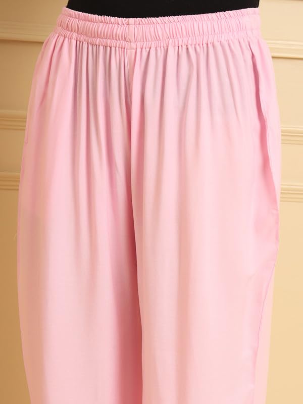 Image of Soft Colors Women Regular Fit Pocket Palazzo