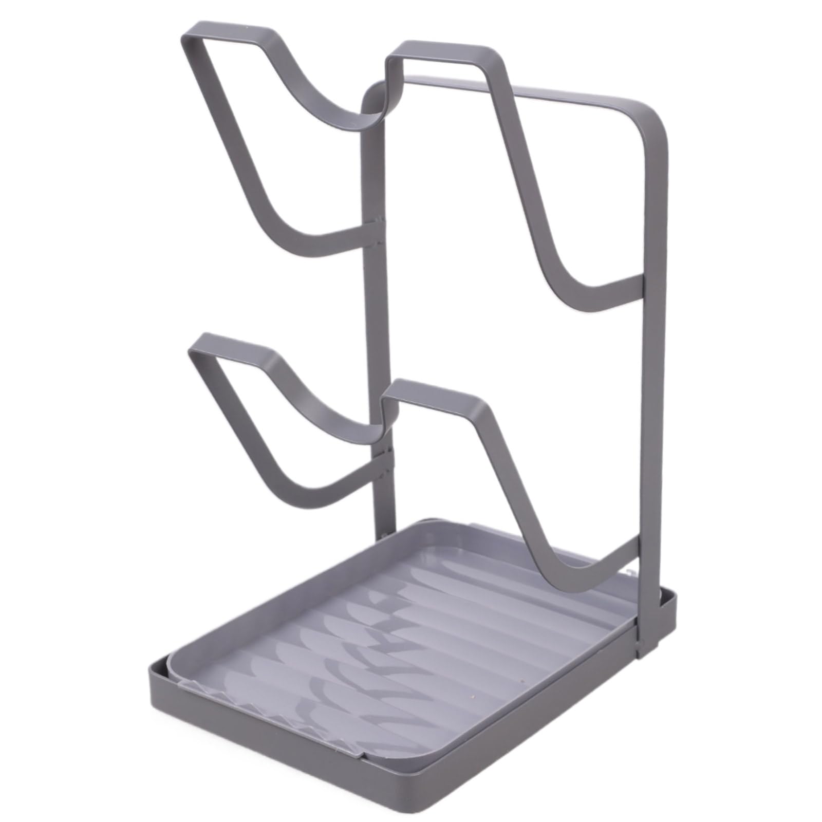 LUCKGONI Pots Lid Holder Featuring 360 Degree Rotation Designs for Effortlessly Hand Access and Double Layer Storage Organization