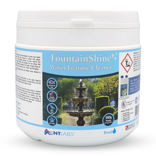 NT Labs FountainShine Water Feature Cleaner (500g Treats 185L)