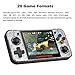 DREAMHAX RG350 Handheld Game Console with 3.5 Inch IPS Screen Preload 10000 Games Opendingux System, Video Games with 4770 Dual 1GHz / DDR2 512M / 16G + 32G, Gameboy Gifts for Kids (Transparent White)