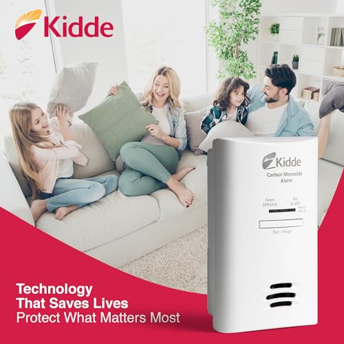 Kidde Carbon Monoxide Detector, Plug in Wall with AA Battery Backup, Test-Hush Button - Image 6