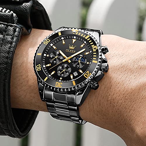 OLEVS-Watches-for-Men-Chronograph-Business-Wrist-Watches-Analog-Quartz-Moon-Phase-Stainless-Steel-Waterproof-Luminous-Dress-Watches