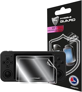 IPG For Anbernic RG351M Handheld Game Console 3.5-inch Display Screen Protector (2 Units) Hydrogel Invisible Touch Screen Sensitive Ultra HD Clear Film Anti Scratch Skin Guard - Smooth/Self-Healing/Bubble -Free Screen for RG351M