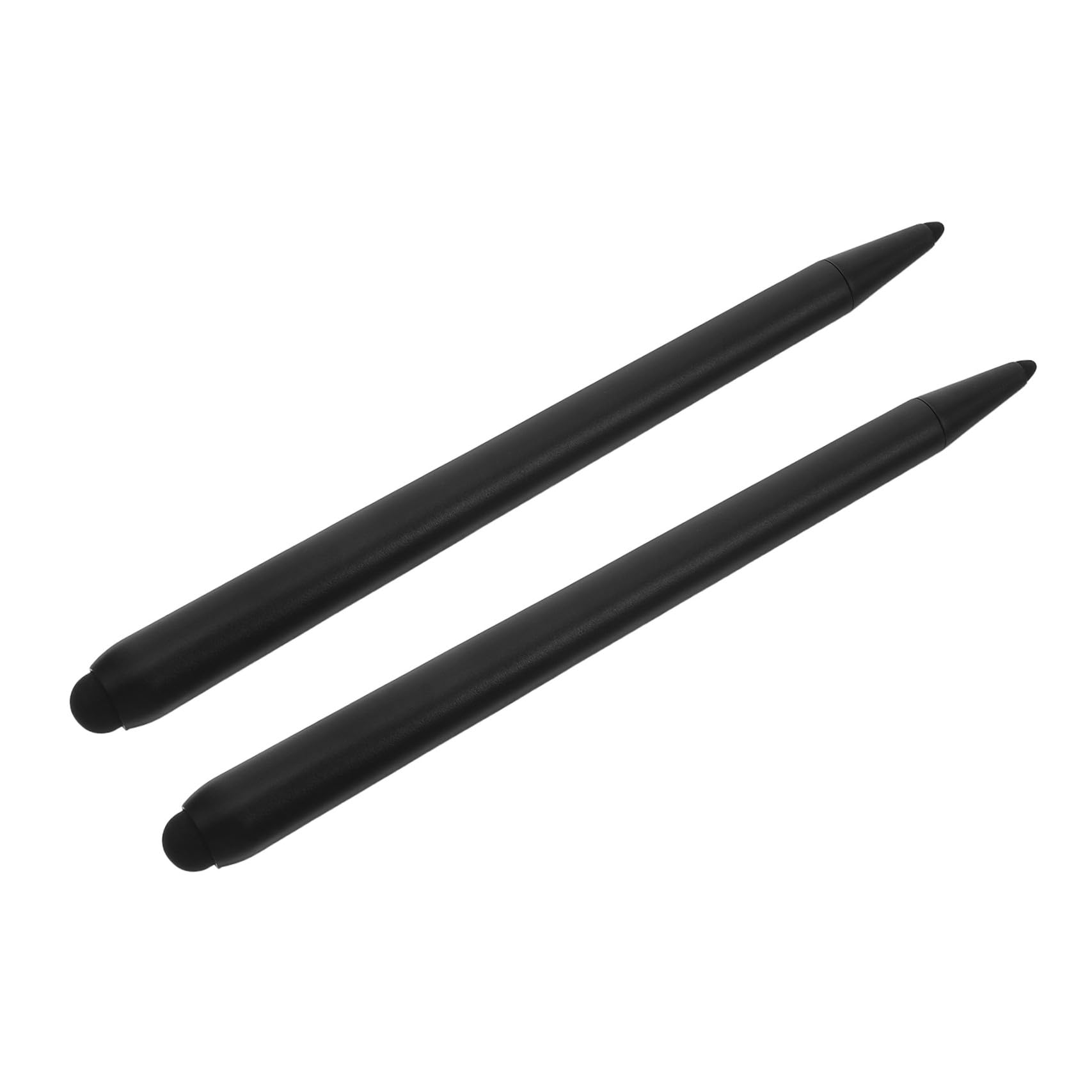 NUOBESTY Penna Touch per Schermo Didattico 2 Pezzi, Design Doppia Punta, Materiale Abs Nero, Versatile per Insegnanti e Riunioni Aziendali