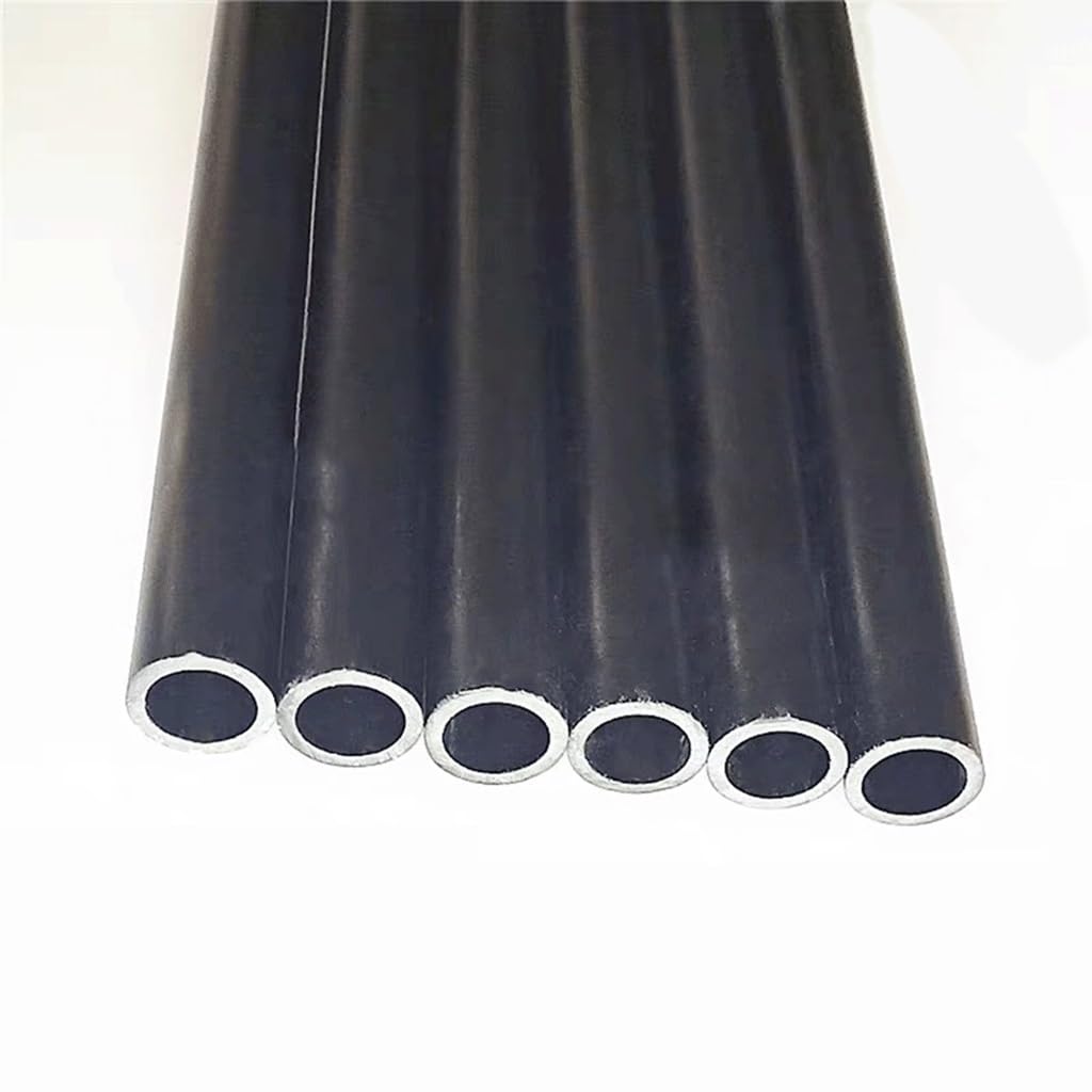 Tube en fibre de verre noir - creux, haute résistance, longueur 500 mm (4 pièces)(6x3x500mm)