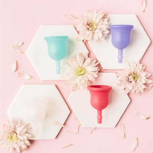Miniatura 8 de Femallay Taza menstrual fácil de vacía, taza menstrual de silicona sin BPA, especialmente diseñada, fácil de vacía y fácil de limpiar, productos de