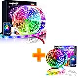 DAYBETTER Smart Led Strip Lights 100ft and Music Sync 5050 RGB Color Changing Led Light Strips 2...