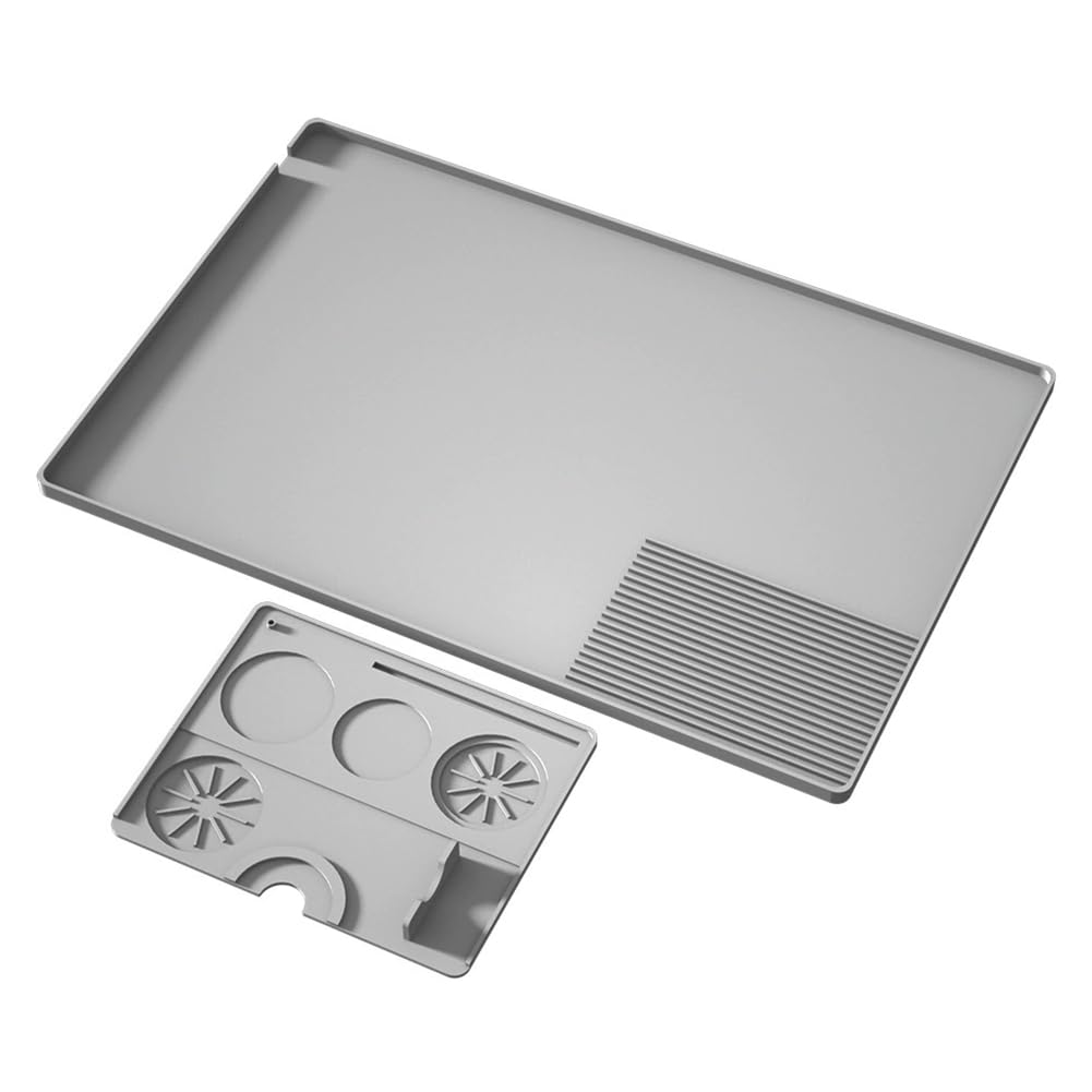 Hndhbfgrt Silicone Coffee Mat Kitchen Bar Fits Under Coffee Maker and Pot,Espresso Machine,for Tamper Cups Dish Drying Pad