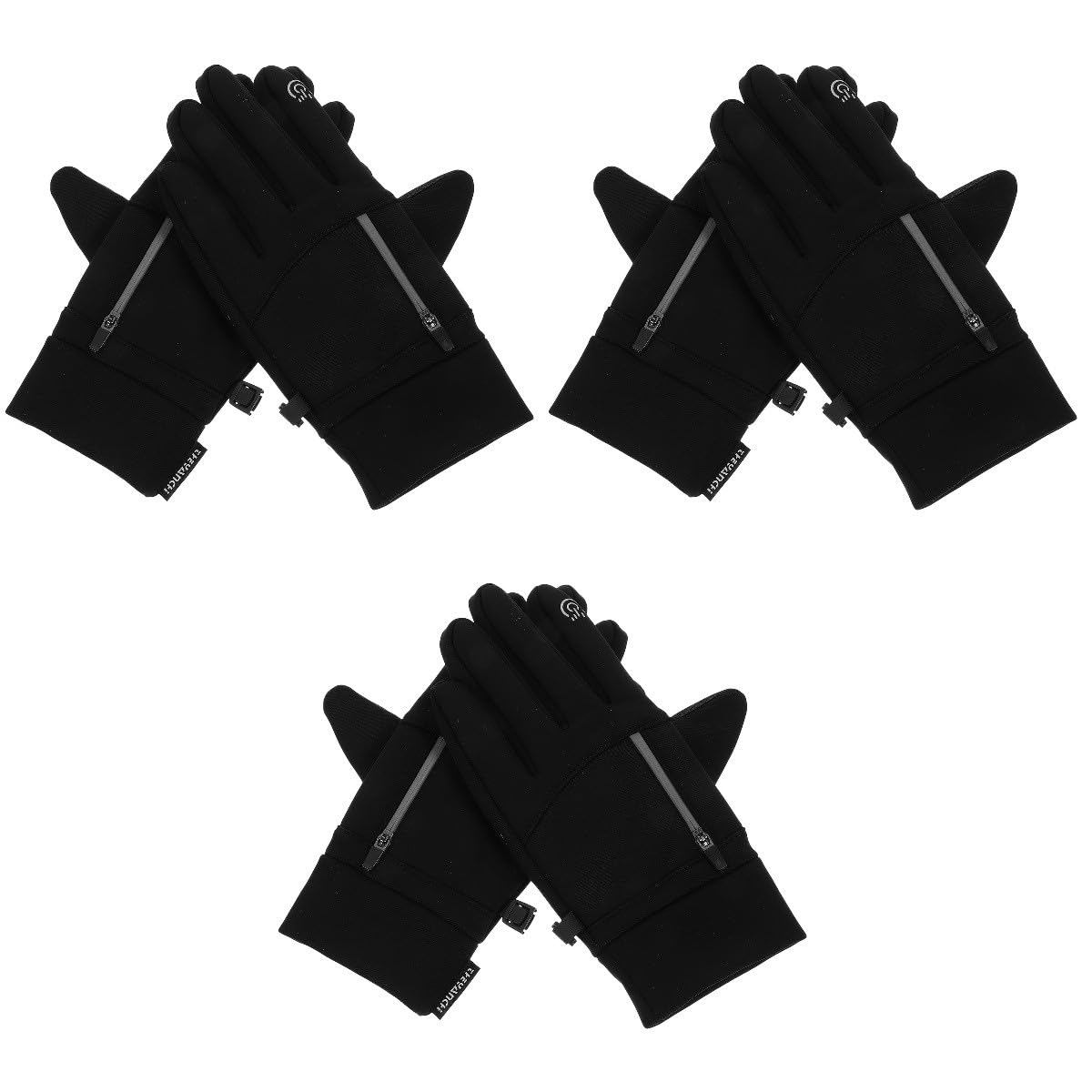 3 Paar Winddichte Handschuhe Fahrradhandschuhe Fingerlose Handschuhe Arbeitshandschuhe Touchscreen Handschuhe Herrenhandschuhe Motorradhandschuhe Fäustlinge