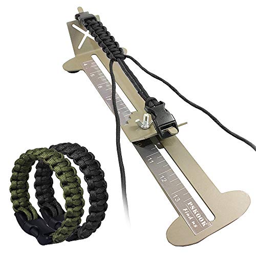 DECDEAL Paracord Pulseira Jig Kit Paracord Tool Kit Tecelagem DIY Maker Tool sem pés de borracha ant