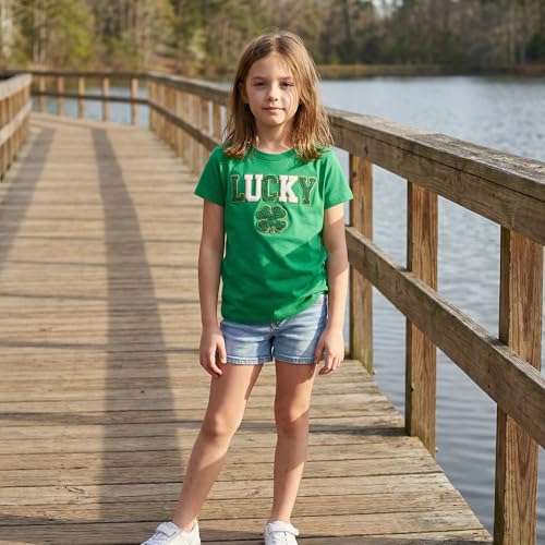 Image of Kids St. Patrick's Day Shirt Boys and Girls Green T-Shirt Clothing 4-12 Years