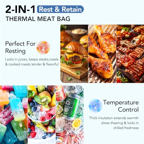 Manta BBQ para Descanso de Carne, Bolsa Aislante 5 Capas miniatura 3
