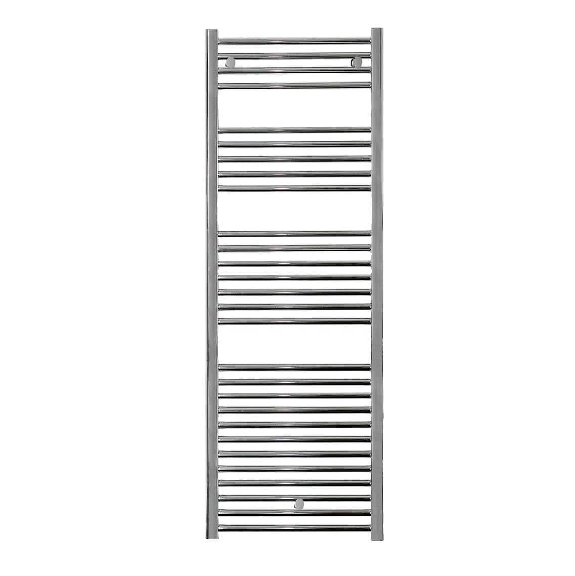 facula - Radiador Toallero DE Agua Ocean Cromado 1420x550mm | (NO Eléctrico) | 3 Soportes + purgador | Conexiones 3x1/2