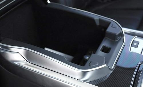 Miniatura 3 de Para Range Rover Sport 2014-2017, ABS plástico interior apoyabrazos caja decoración marco marco marco mate plata