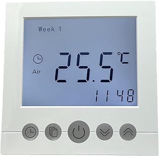 HoWaTech Temperaturregler Digital mit Zeitschaltuhr für elektrische Fußbodenheizung